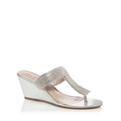 Silver 'Reonis' high sandals